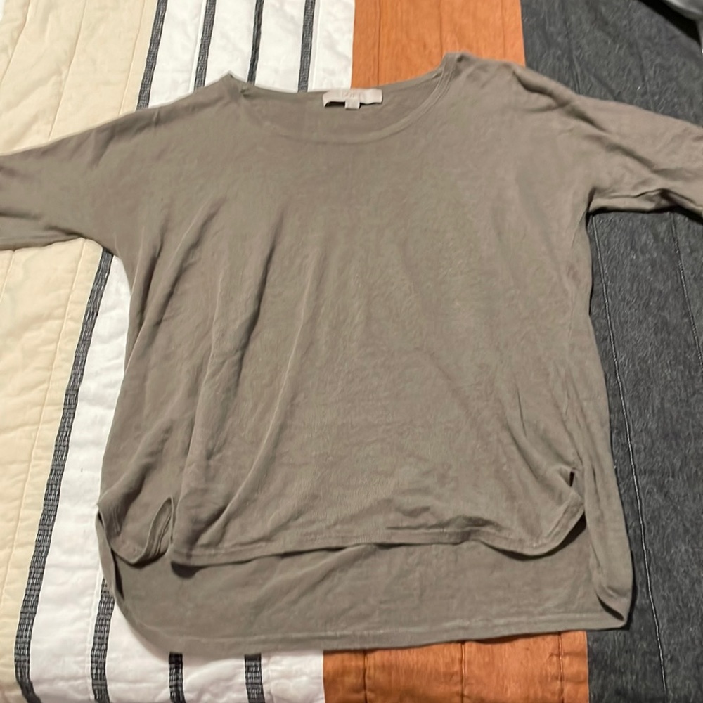 Loft olive green shirt